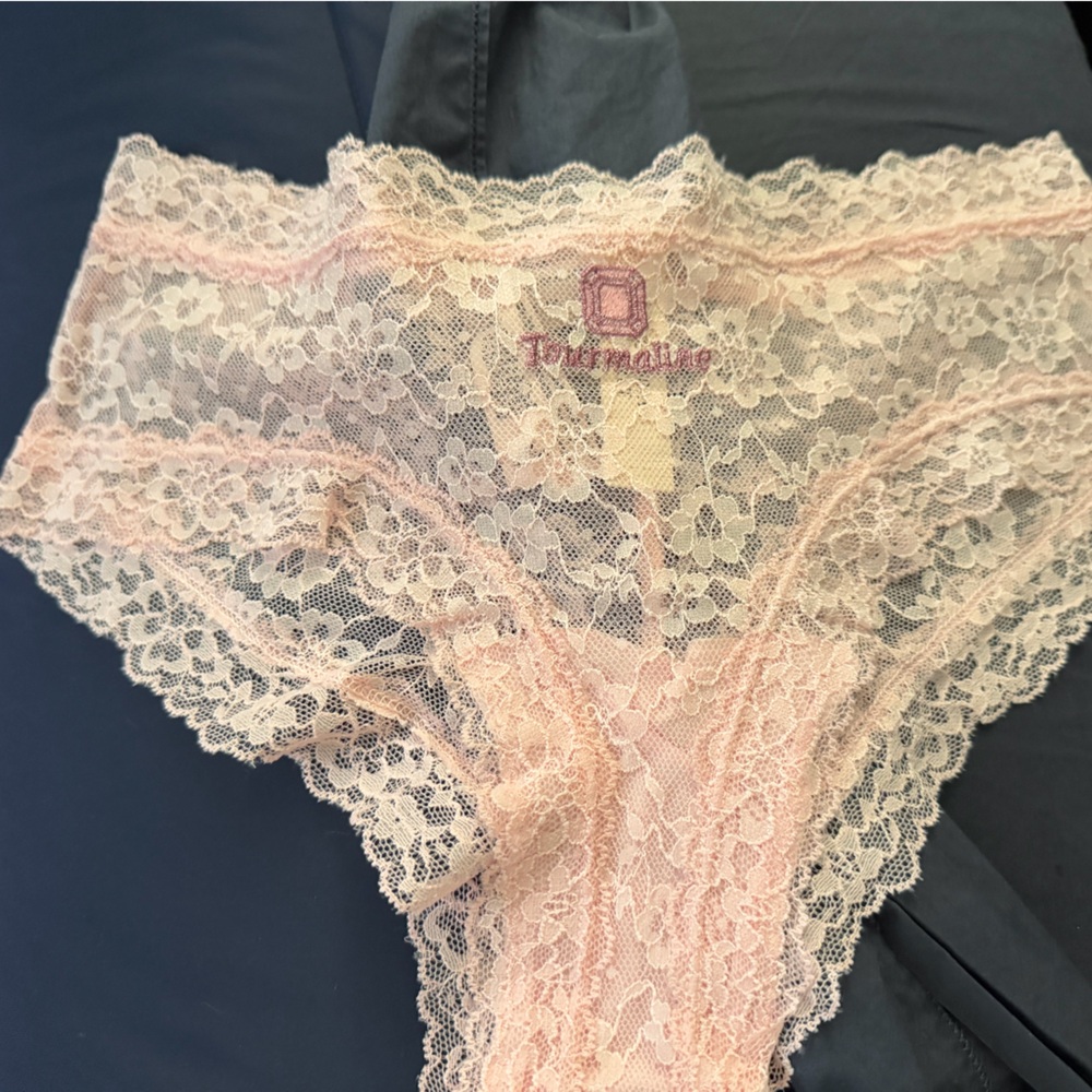 Victoria's Secret Pink Lace cheeky birthstone